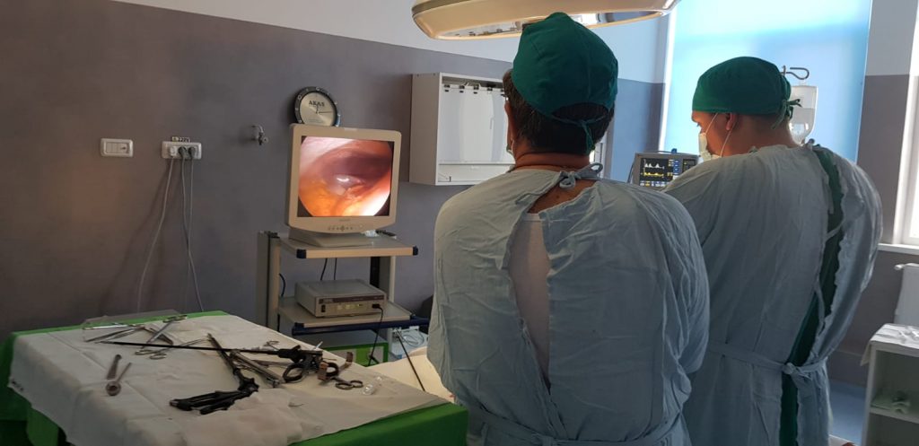 Prima interventie chirurgicala laparoscopica la Spitalul Orasenesc Buhusi