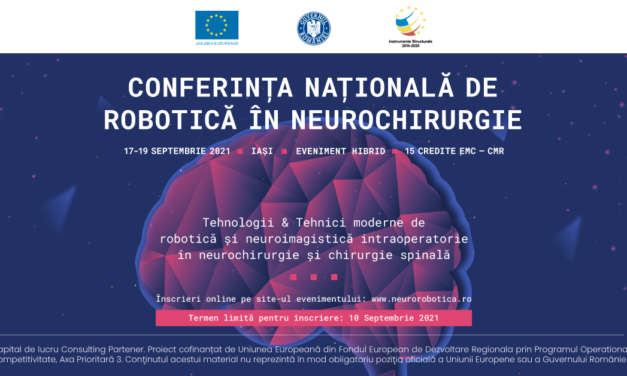 Conferința Națională de Robotică în Neurochirurgie: 17-19 septembrie